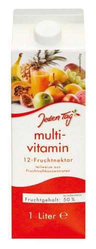 Jeden Tag Multivitamin - Fruchtgehalt: 50%