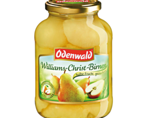 Odenwald Williams-Christ-Birnen - halbe Frucht, gezuckert