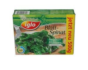 iglo Blatt-Spinat - mit ganzen Blättern